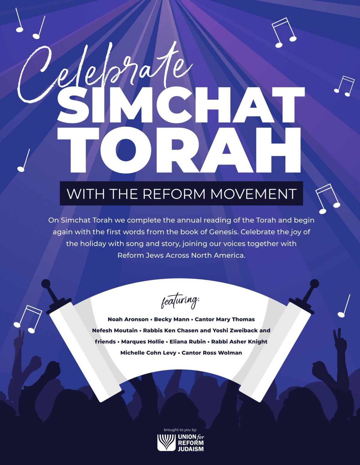 Simchat Torah Celebration : Temple Sharey Tefilo-Israel