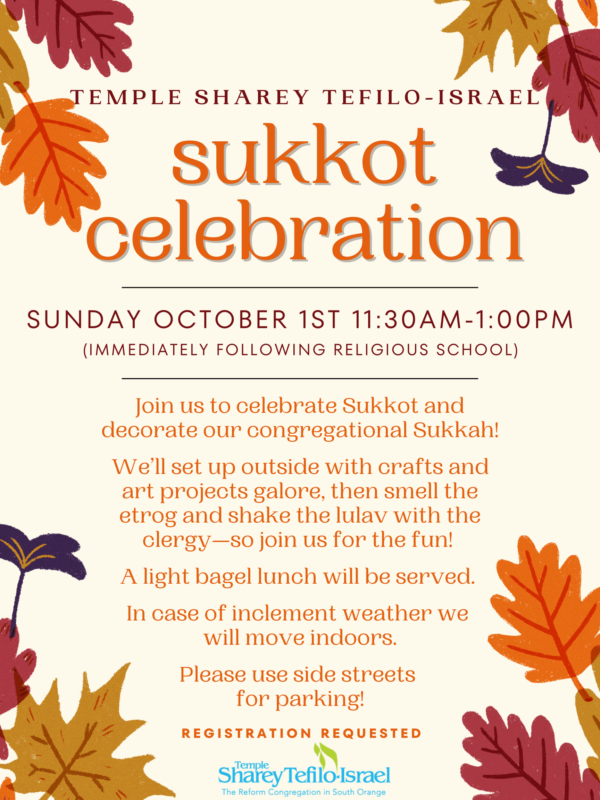 Sukkot 2023 Flyer